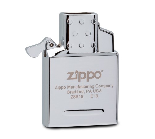 Газовый вставной блок для широкой зажигалки Zippo, двойное пламя, нержавеющая сталь