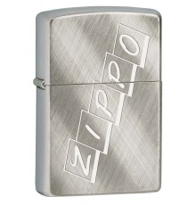 Зажигалка ZIPPO Classic с покрытием Brushed Chrome, латунь/сталь, серебристая, матовая, 38x13x57 мм