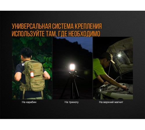 Фонарь Fenix CL26R черный, CL26Rb