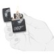 Зажигалка ZIPPO James Bond 007™ с покрытием Black Matte, латунь/сталь, чёрная, матовая, 36x12x56 мм