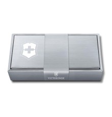 Подарочная коробка VICTORINOX для ножей 84-91 мм толщиной до 5 уровней, картонная, серебристая