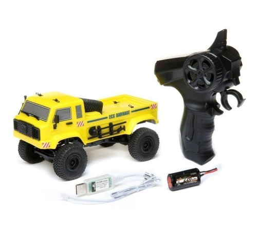 Краулер ECX 1:24 Scaler Crawler Barrage UV 4WD, электро, RTR (желтый)