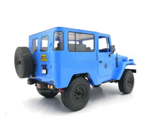 Радиоуправляемая машина WPL японский внедорожник FJ40 (голубая) 4WD 2.4G 1/16 KIT