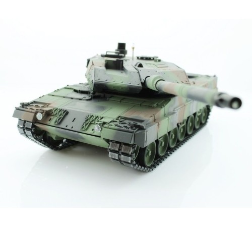 Р/У танк Taigen 1/16 Leopard 2 A6 (Германия) (для ИК танк. боя) САМО 2.4G RTR, деревянная коробка