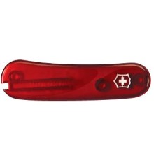 Передняя накладка для ножей VICTORINOX 85 мм, пластиковая, полупрозрачная красная