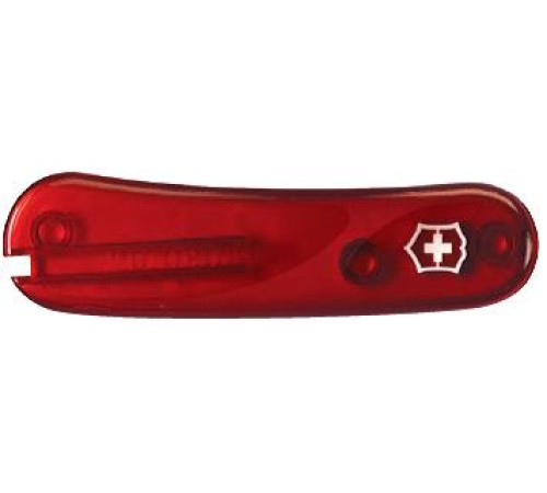 Передняя накладка для ножей VICTORINOX 85 мм, пластиковая, полупрозрачная красная