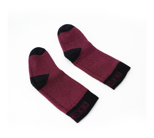 Водонепроницаемые носки детские DexShell Ultra Thin Children Socks S (16-18 см), бордовые, DS543BBS