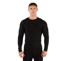 Футболка мужская Vivek / дл. рукав / комбинир 290/  черный / XXL, VIVEK9090XXL