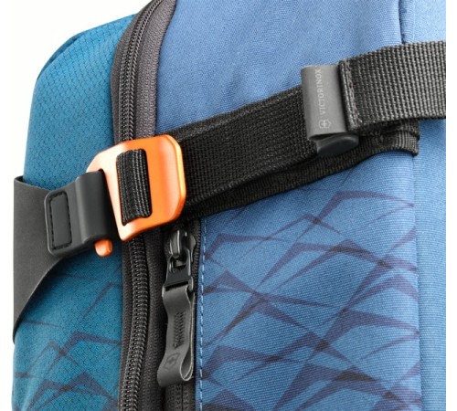 Сумка на колёсах VICTORINOX Vx Touring, синяя, ткани VX4 и VXTek, 35x20x55 см, 33 л