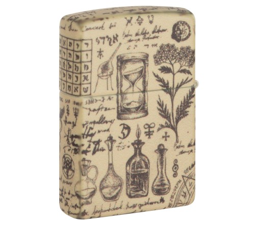 Зажигалка ZIPPO Alchemy Design с покрытием 540 Matte, латунь/сталь, бежевая, матовая, 38x13x57 мм