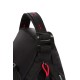 Термосумка для ланча SWISSGEAR, прорезиненный полиэстер 600D, черный/красный, 18x12x28 см, 4 л