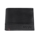 Портмоне ZIPPO с защитой от сканирования RFID, чёрное, натуральная кожа, 10,5×1,5×9 см