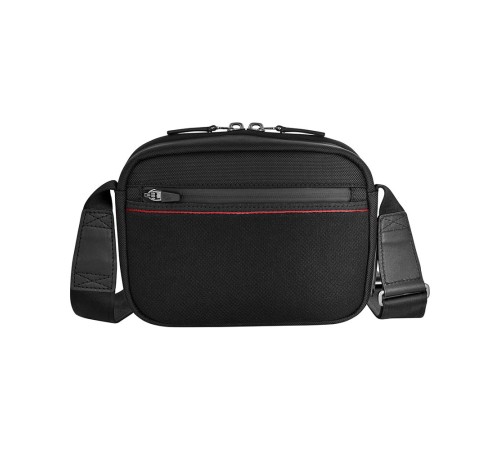 Сумка через плечо компактная VICTORINOX Architecture Urban2 Compact Crossbody Bag, черный, полиэстер/кожа, 22x6x16 см, 2 л