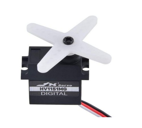 Сервомашинка цифровая JX Servo PDI-HV1151MG (15г/4.5/0.1/8.4V) влагозащищенная
