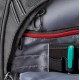 Рюкзак WENGER Ibex Leather 17”, серый, полиэстер/кожа, 34x27x48 см, 27 л