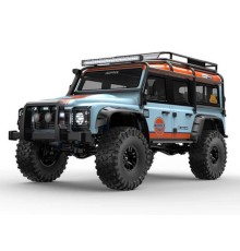 Радиоуправляемый краулер MJX Hyper Go H8H (голубой) Brushless 4WD 2.4G LED 1/8, без ЗУ и акб