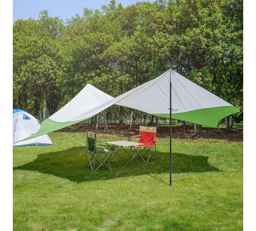 Стойка для тента Naturehike NH18T020-G TM-02 6061 алюминиевый сплав 1,9-3,0 м 5 секций, 6927595784938