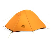 Палатка 1-местная Naturehike сверхлегкая + коврик NH18A095-D, 20D, оранжевый, 6975641886495
