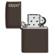 Зажигалка ZIPPO Classic с покрытием Brown Matte, латунь/сталь, коричневая, матовая, 38x13x57 мм