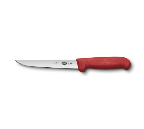 Нож обвалочный VICTORINOX Fibrox с прямым лезвием 15 см, красный