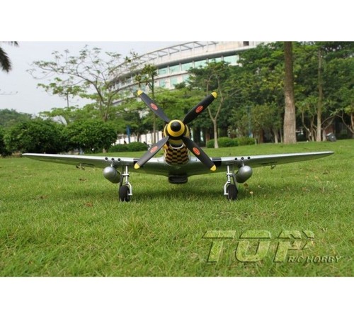 Радиоуправляемый самолет Top RC P-51D Pro желтый 750мм flight controller PNP