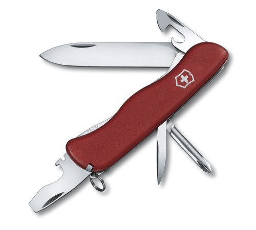 Нож перочинный VICTORINOX Adventurer, 111 мм, 11 функций, с фиксатором лезвия, красный