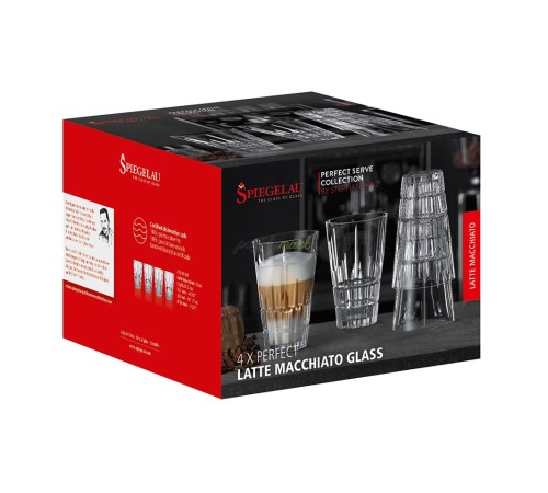 Бокалы для кофейных напитков Spiegelau Ideal Bar Macchiato 4 шт.