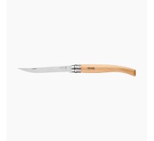 Нож филейный Opinel №12, нержавеющая сталь, рукоять из дерева бука