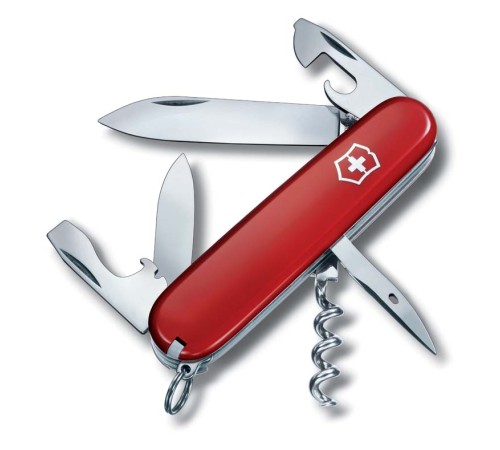 Нож перочинный VICTORINOX Spartan, 91 мм, 12 функций, красный