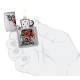 Зажигалка ZIPPO с покрытием Brushed Chrome, латунь/сталь, серебристая, 38x13x57 мм