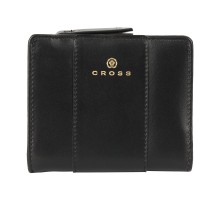Кошелёк Cross Kelly Wall Black, кожа наппа, гладкая, цвет чёрный, 11,2 x 9,4 x 2 см