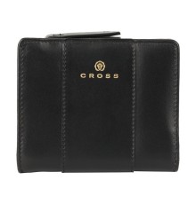Кошелёк Cross Kelly Wall Black, кожа наппа, гладкая, цвет чёрный, 11,2 x 9,4 x 2 см