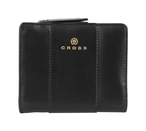 Кошелёк Cross Kelly Wall Black, кожа наппа, гладкая, цвет чёрный, 11,2 x 9,4 x 2 см