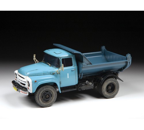Сборная модель ZVEZDA Самосвал ЗиЛ 130 с кузовом ММЗ (1974-1977), 1/43