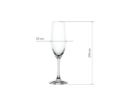 Набор из 4-х бокалов Spiegelau Winelovers для шампанского