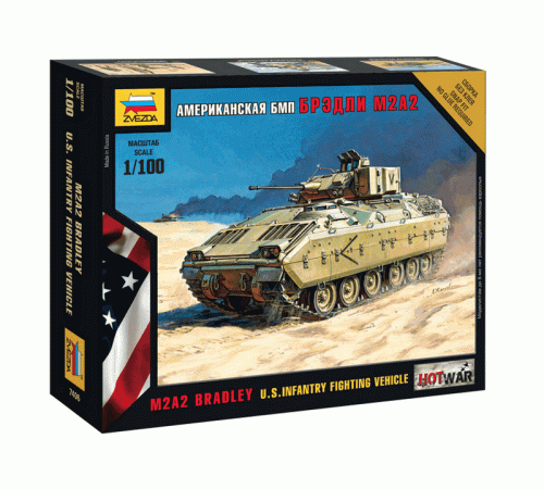 Сборная модель ZVEZDA Американская БМП Бредли, 1/100