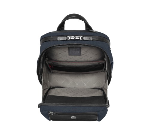 Рюкзак VICTORINOX Architecture Urban 2 Deluxe Backpack 15”, синий, полиэстер/кожа, 31x23x46 см, 23 л
