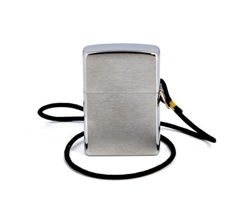 Зажигалка ZIPPO Classic с покрытием Brushed Chrome, латунь/сталь, серебристая, матовая, 36x12x56 мм