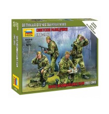 Сборные солдатики ZVEZDA Советские разведчики 1941-43гг, 1/72