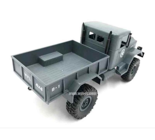 Радиоуправляемая машина WPL B-14R военный грузовик (серый) 1/16 2.4G RTR