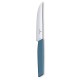 Нож для стейка и пиццы VICTORINOX Swiss Modern, 12 см, с волнистой кромкой, васильково-синий