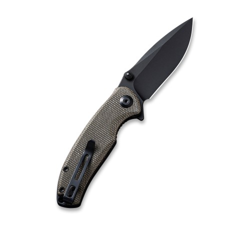 Складной нож CIVIVI Pintail CPM S35VN Steel Black Stonewashed Handle Dark Green Micarta