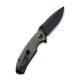 Складной нож CIVIVI Pintail CPM S35VN Steel Black Stonewashed Handle Dark Green Micarta