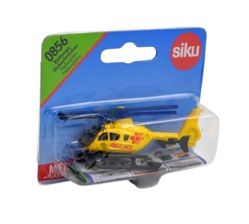 Вертолет Siku 0856 1/87, 8.1 см, желтый