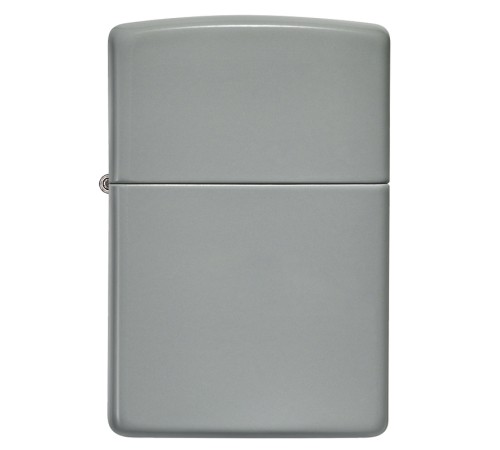 Зажигалка ZIPPO Classic с покрытием Flat Grey, латунь/сталь, серая, матовая, 38x13x57 мм