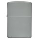 Зажигалка ZIPPO Classic с покрытием Flat Grey, латунь/сталь, серая, матовая, 38x13x57 мм