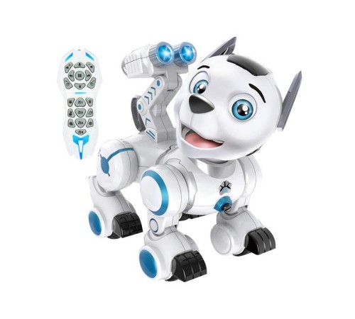 Радиоуправляемая робот-собака LENENG TOYS K10 Wow!Dog звук, свет, танцы, сенсор