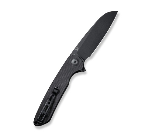 Складной нож SENCUT Kyril 9Cr18MoV Steel Black Stonewashed Handle Black Micarta