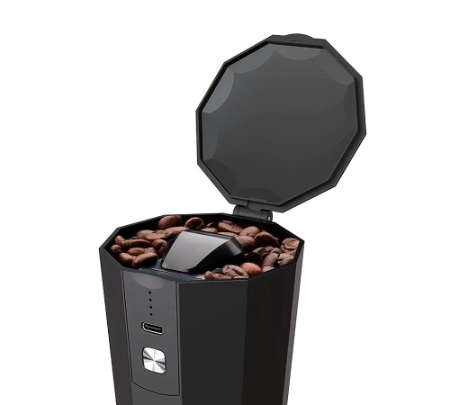 Кофемолка Xiaomi Circle Joy Electric Coffee Grinder, серебристо-черная