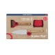 Набор ножей Opinel Le Petit Chef Set (Нож шеф-повара+нож для овощей+защита пальцев), 001746
